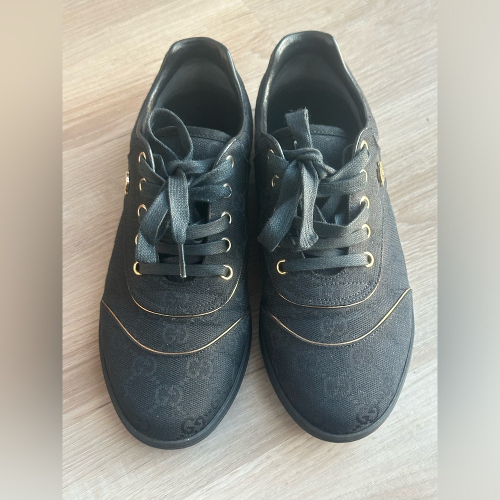 Gucci Black Logo Sneakers